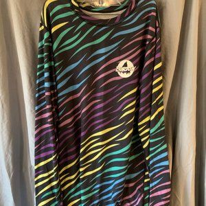 Burton Lightweight Base Layer Neon Tiger Stripe
